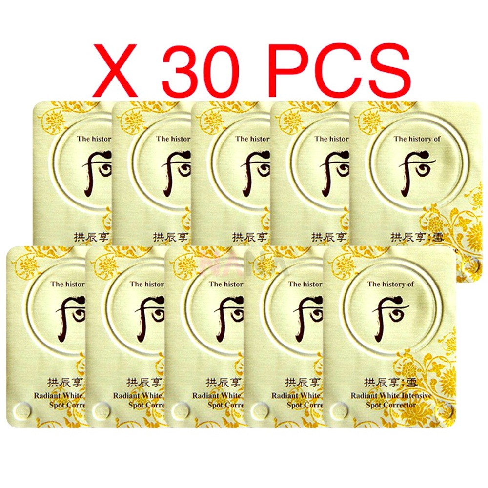 The History Of Whoo Gongjinhyang Seol Radiant White Ultimate Corrector (30 PCS)